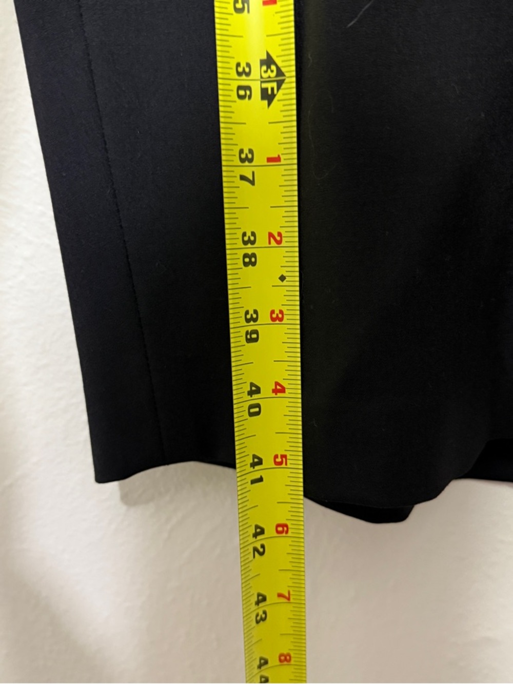 Lafayette148 Center Pleat Wool Dress Black Size 10 Luxury Cocktail Office Wear - Picture 8 of 13